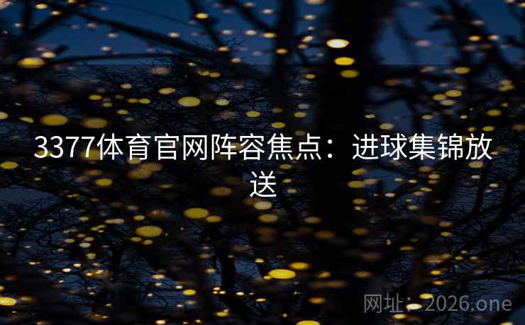 3377体育官网阵容焦点：进球集锦放送