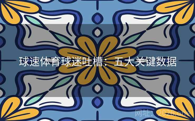 球速体育球迷吐槽：五大关键数据