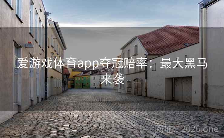 爱游戏体育app夺冠赔率：最大黑马来袭