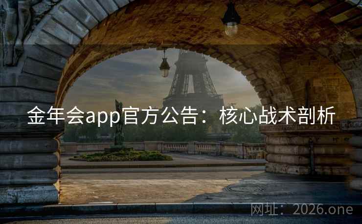 金年会app官方公告：核心战术剖析